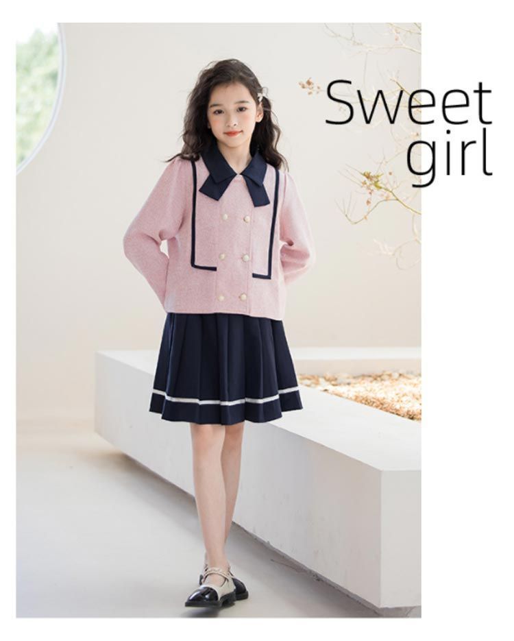 ピンク キッズスーツ