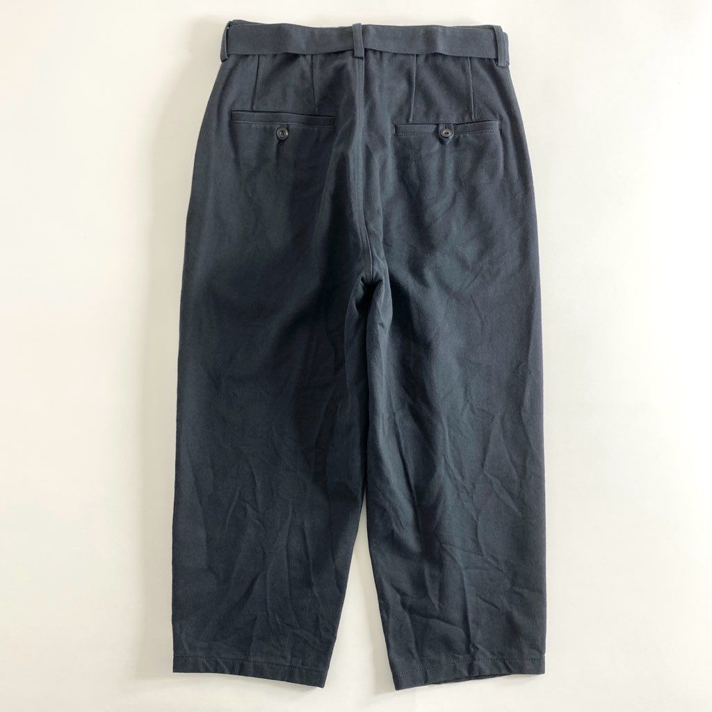 62e5 doublet ダブレット SILK CHINO WIDE TAPERED TROUSERS 