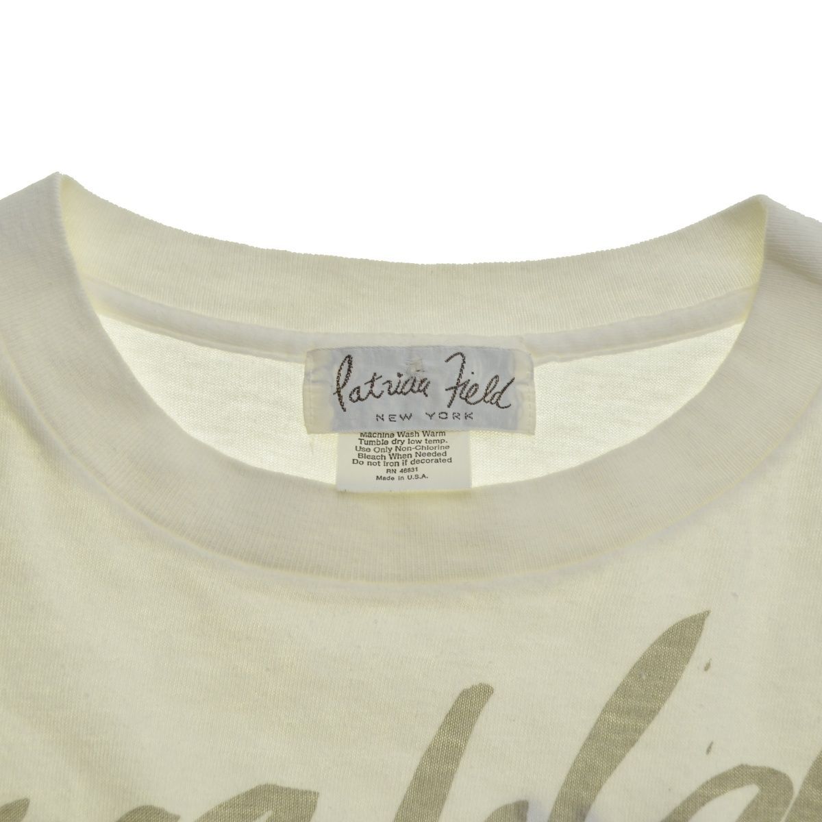 Bruce Weber 1985年TシャツPatricia Field