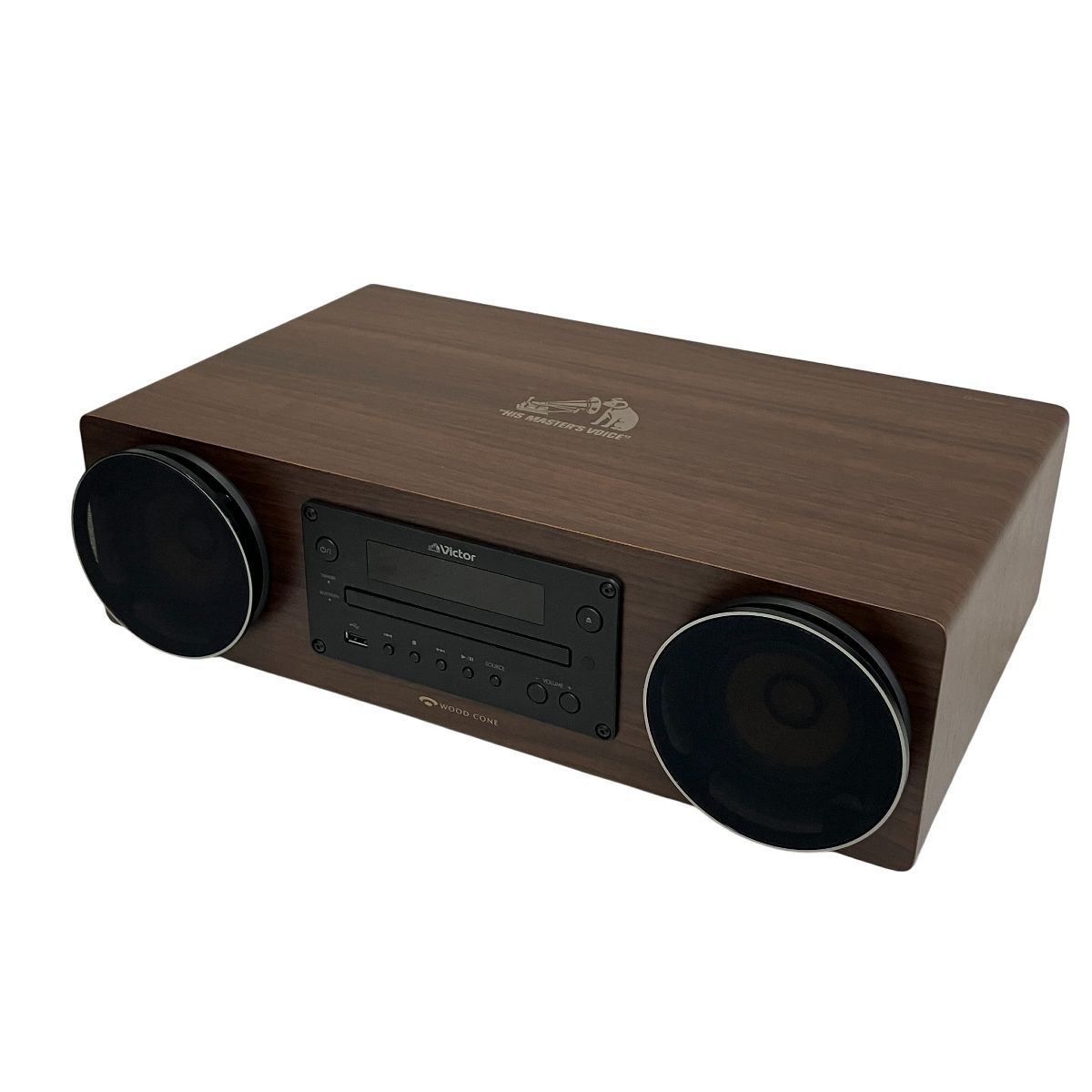 Victor ミニコンポ EX-D6 ウッドコーンスピーカー 木製振動板 Bluetooth AUX CDプレイヤー 2025年製 良好 T10468607