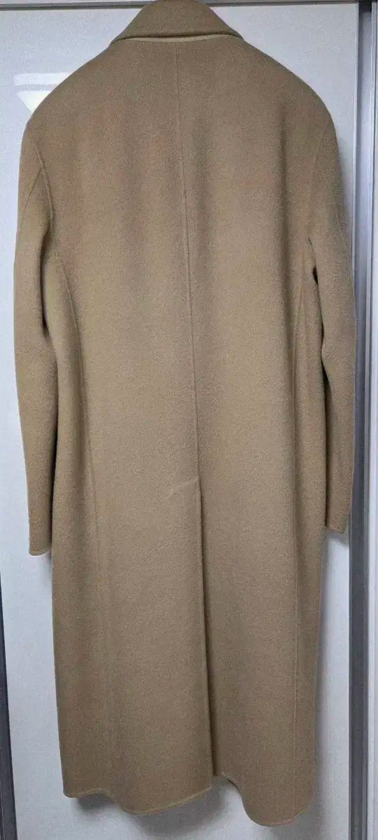 TIME HOMME カシミア ブレンド ベージュ シングル コート 100