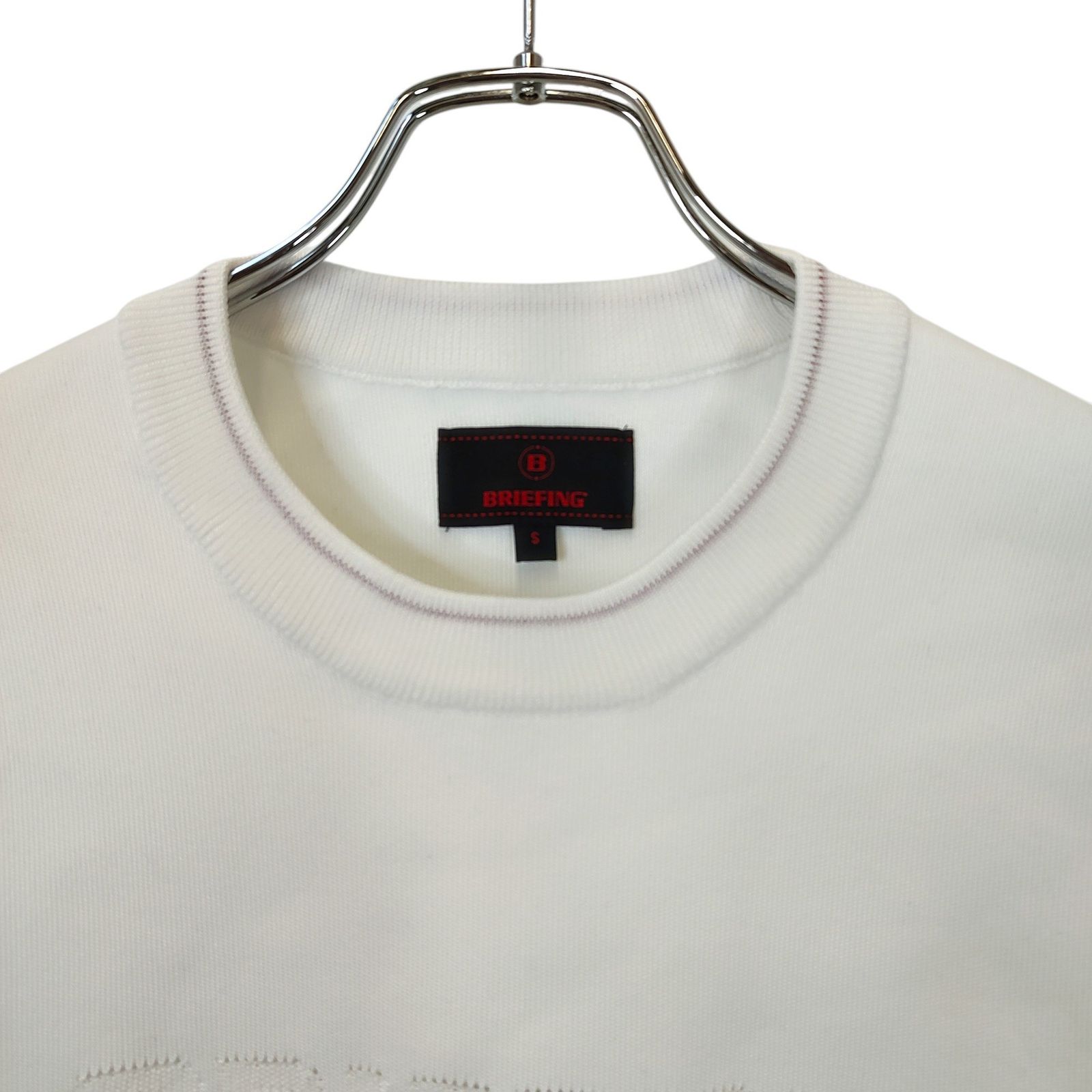 BRIEFING - BRIEFING MS CREW NECK KNIT ホワイトM BRIEFING - BRIEFING MS CREW NECK KNIT ホワイトM Waffle