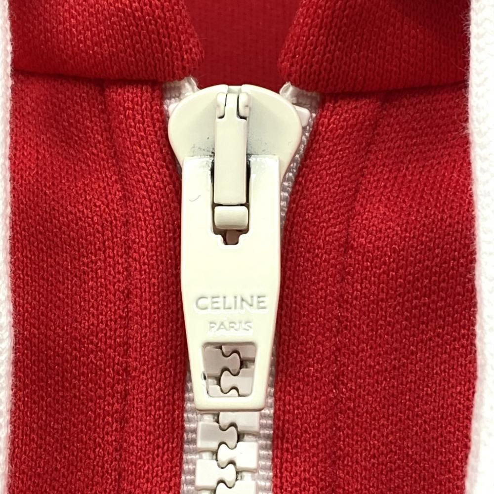 中古】CELINE 21AW トリオンフ ロゴ ダブルフェイスジャージ フード