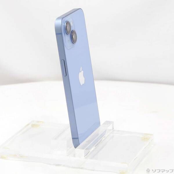 中古品〕 iPhone14 128GB ブルー 3L237J／A SIMフリー【348