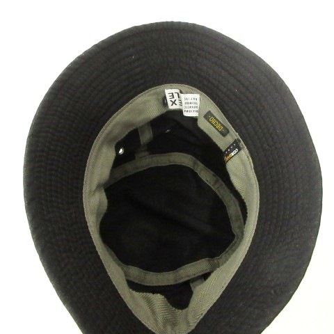 DECHO デコー　リネンバケットハット　ブラック Decho（デコー）BUCKET HAT ブラック（リネンツイル）