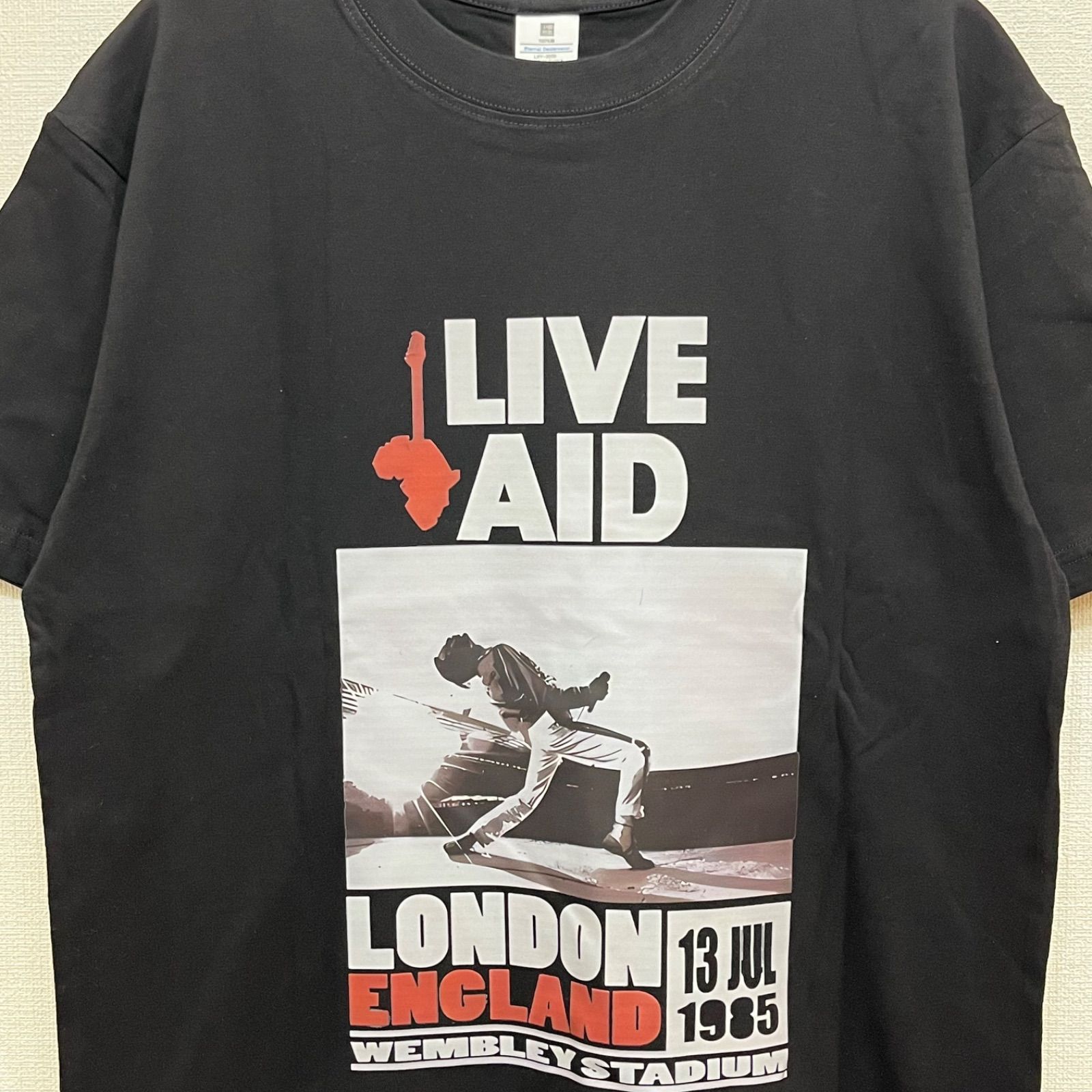 Live Aid ライブエイド ©1985 ロック バンドTシャツ Deadstock 1985'S LIVE AID Tee ライブエイドTシャツ デッド