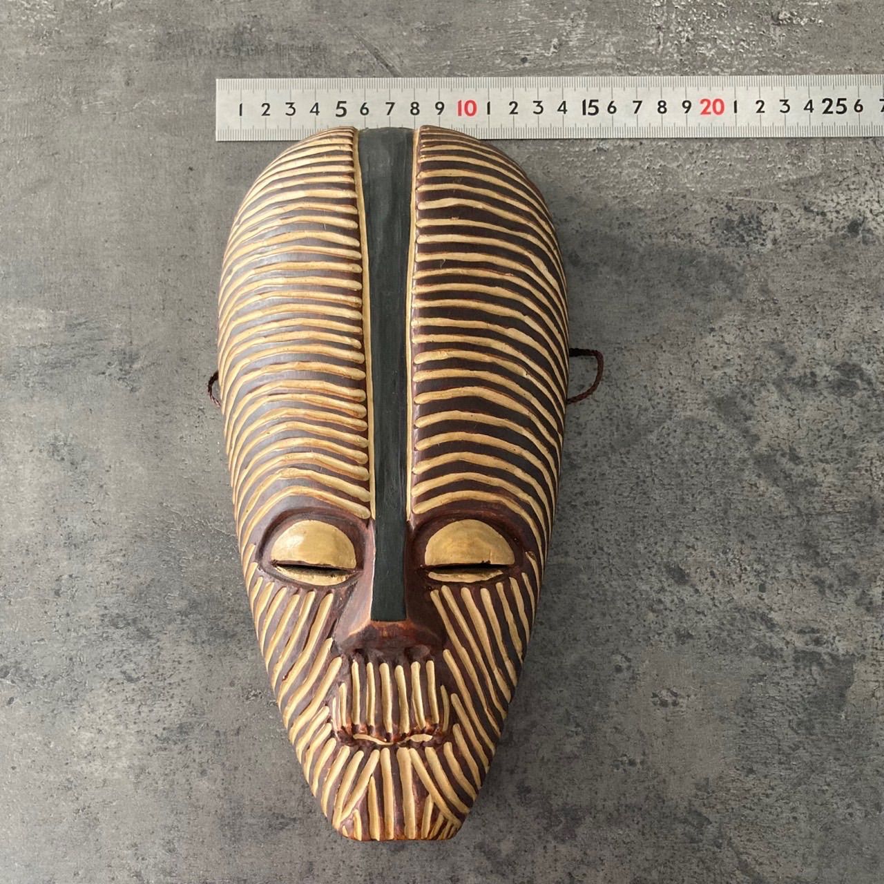 木彫りロバの仮面 木彫り仮面 フォークアート お面 民族 部族 宗教 水木しげる 荒俣宏