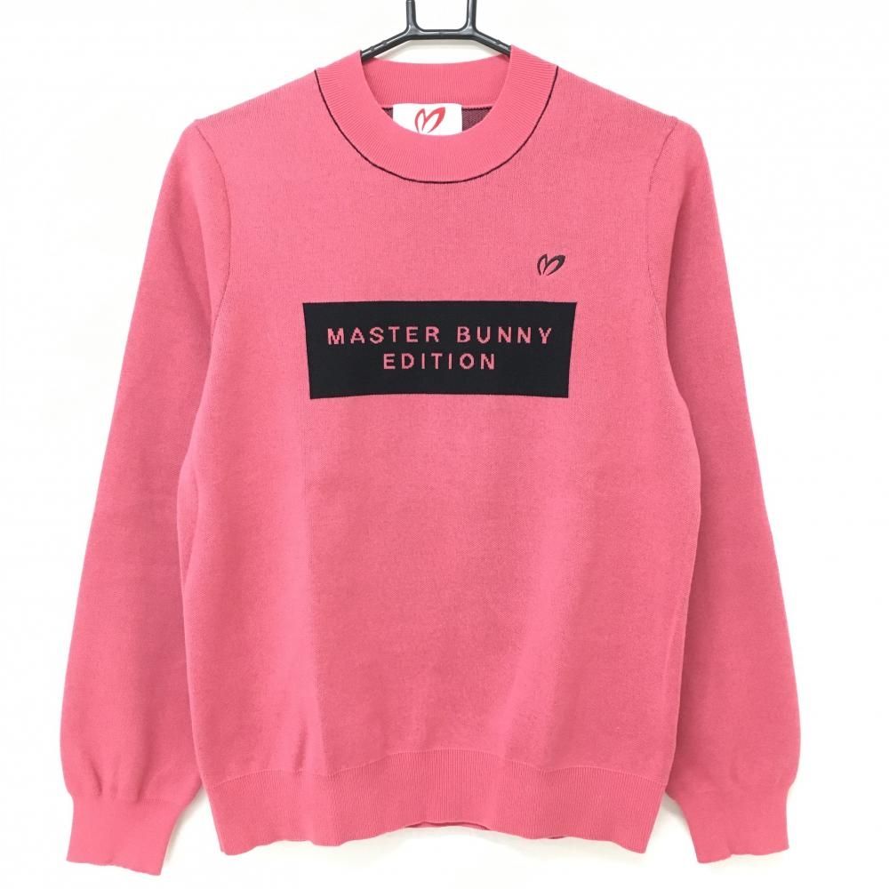 ☆SALE価格☆【超美品】マスターバニー セーター ピンク×黒 バックロゴ