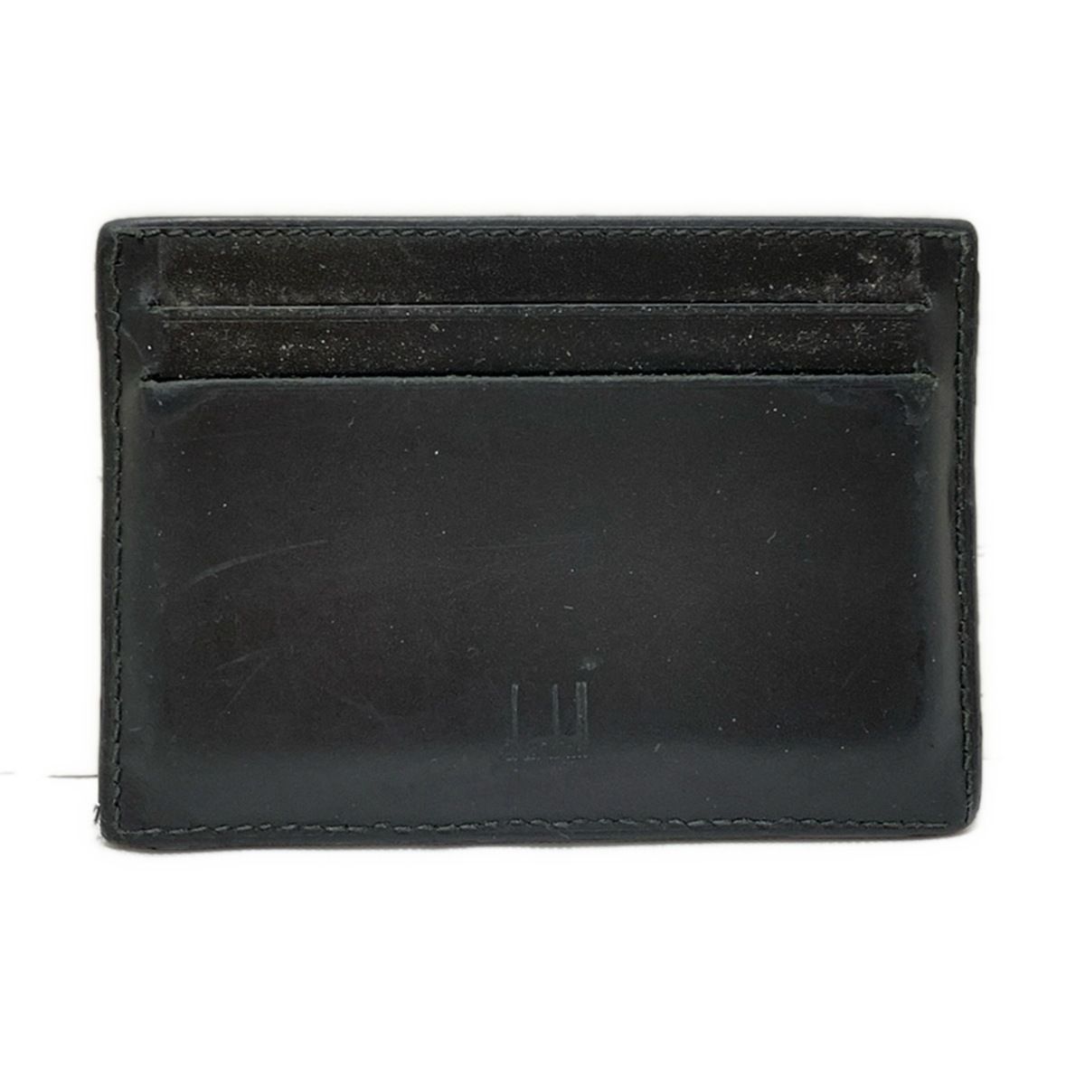 【レア】ダンヒル　dunhill メモパッドケース　黒 レザー dunhill/ALFREDDUNHILL(ダンヒル) カードケース - 黒 レザー