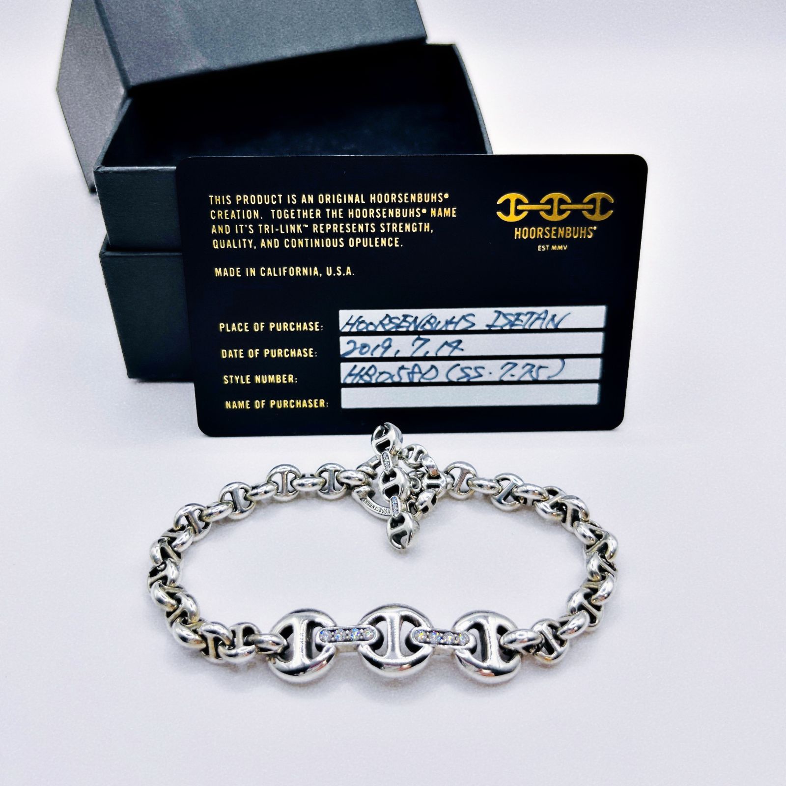 アクセサリー HOORSENBUHS SIRKEL BRACELET WITH DIAMOND SIRKEL BRACELET WITH DIAMOND BRIDGES｜silver｜Bracelet