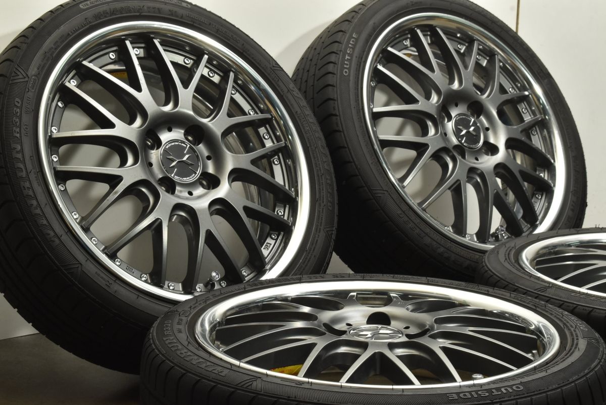 軽自動車インチアップに WEDS マーベリック 709M 16in 5.5J 45 PCD100 製 WINRUN R330 165 50R16 N-BOX ワゴンR アルト タント