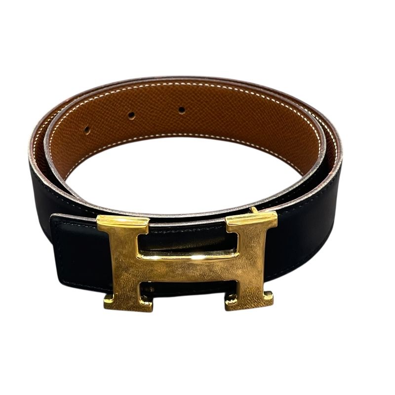 エルメス HERMES コンスタンスベルト 60 〇Y刻 ブラック GD金具 ボックス クシュベル レディース ベルト