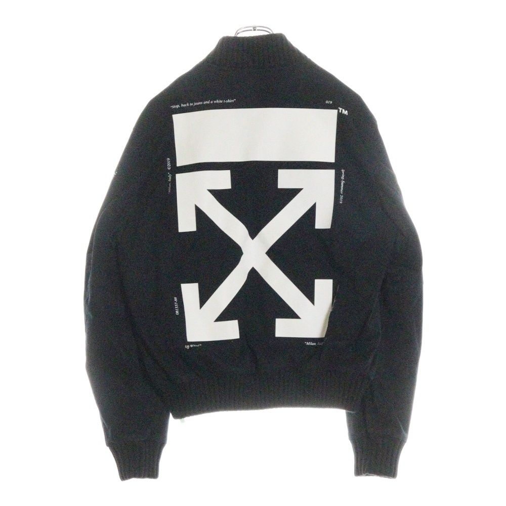 OFF-WHITE オフホワイト バックアロー スキニーバーシティ ジャケット