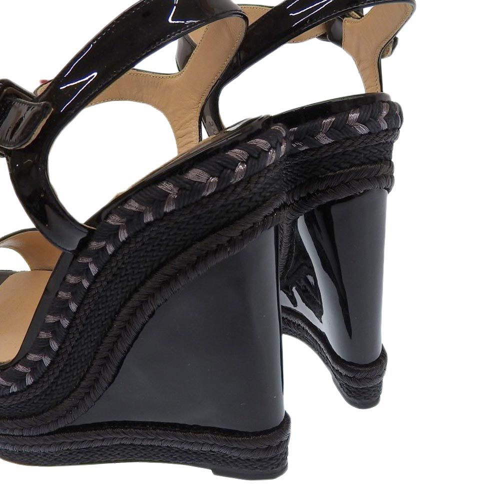 超美品 Christian Loubutin ウェッジソール 34 超美品 クリスチャン