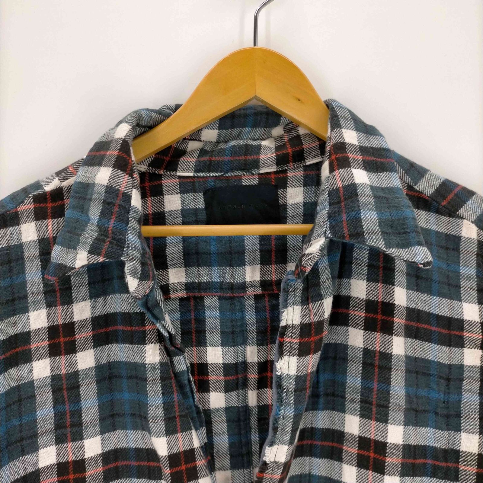 トップス junhashimoto SV01 CHECK HOOK SHIRTS SV01 CHECK HOOK SHIRTS | junhashimoto（ジュンハシモト