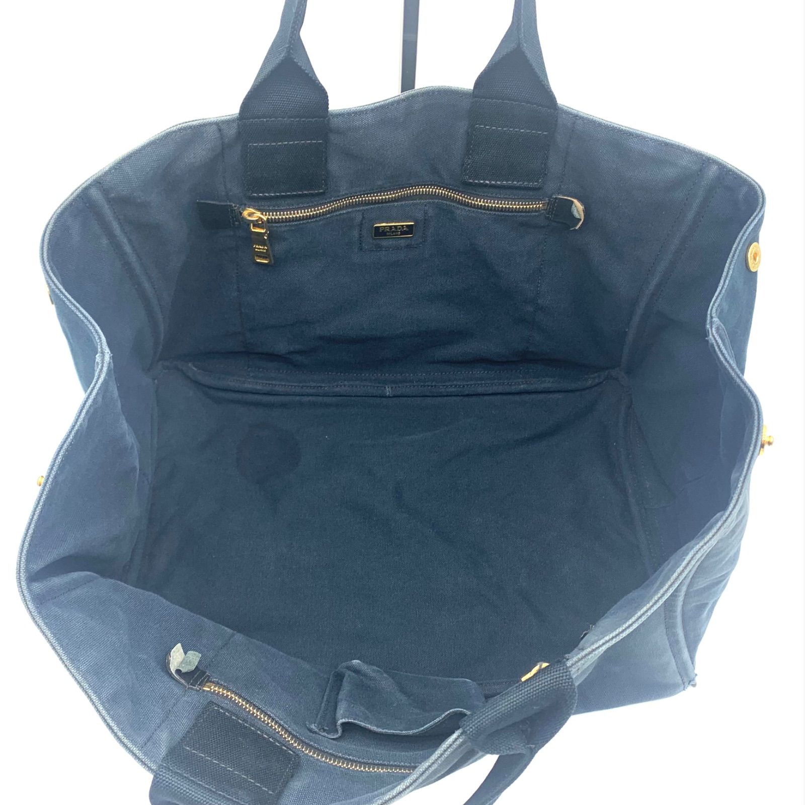廃盤] PRADA カナパ A4 大容量 トートバッグ ギャランティカード