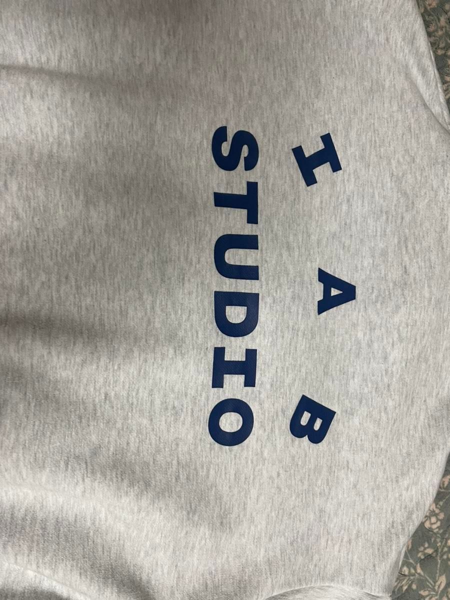 【雷市場（ポンジャン）商品韓国直送】IAB Studio(アイエプスタジオ) ハーフジップ ライトグレー M