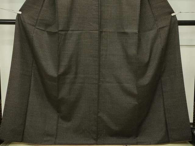 平和屋本店■極上　国指定重要無形文化財　本場久米島紬　手織　小田急百貨店扱い　反端付き　逸品　CZAA2278s5 平和屋本店□極上 国指定重要無形文化財 本場久米島紬 手織 小田急