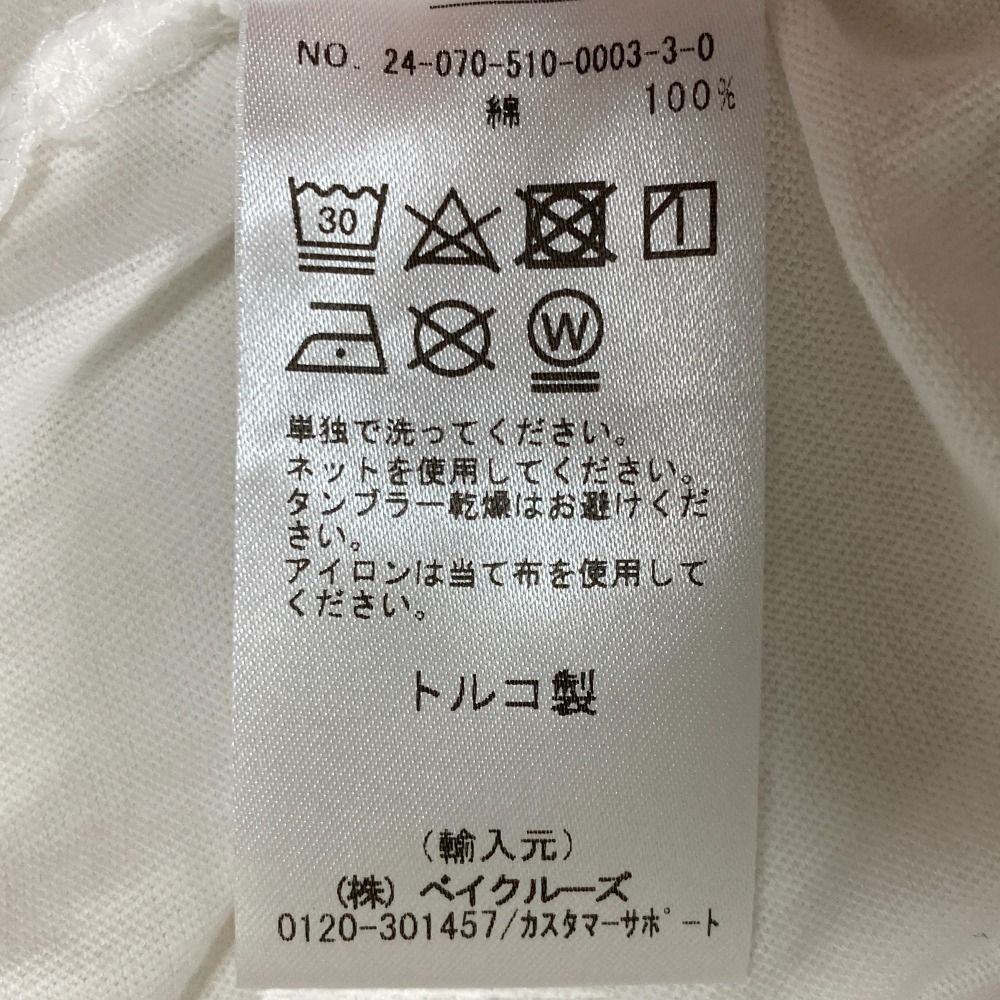  24 AW ANINE BING アニンビン ドゥーズィエムクラス取り扱い NEWYORK TEE ハーフスリーブ カットソー Tシャツ ホワイト レディース 古着 五分袖 七分袖 Tシャツ カットソー