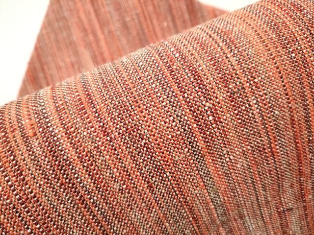 平和屋着物＊夏物 八寸名古屋帯 紬地 間道 正絹 逸品 DAAY8353cm