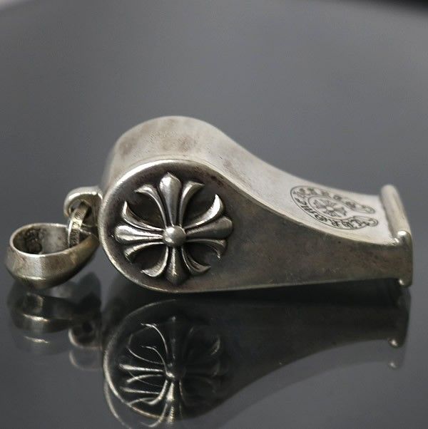  CHROME HEARTS クロムハーツ ラージ ホイッスル ウィズベイル CHプラス ペンダント トップ シルバー SV 925 100613 ネックレス アクセサリー