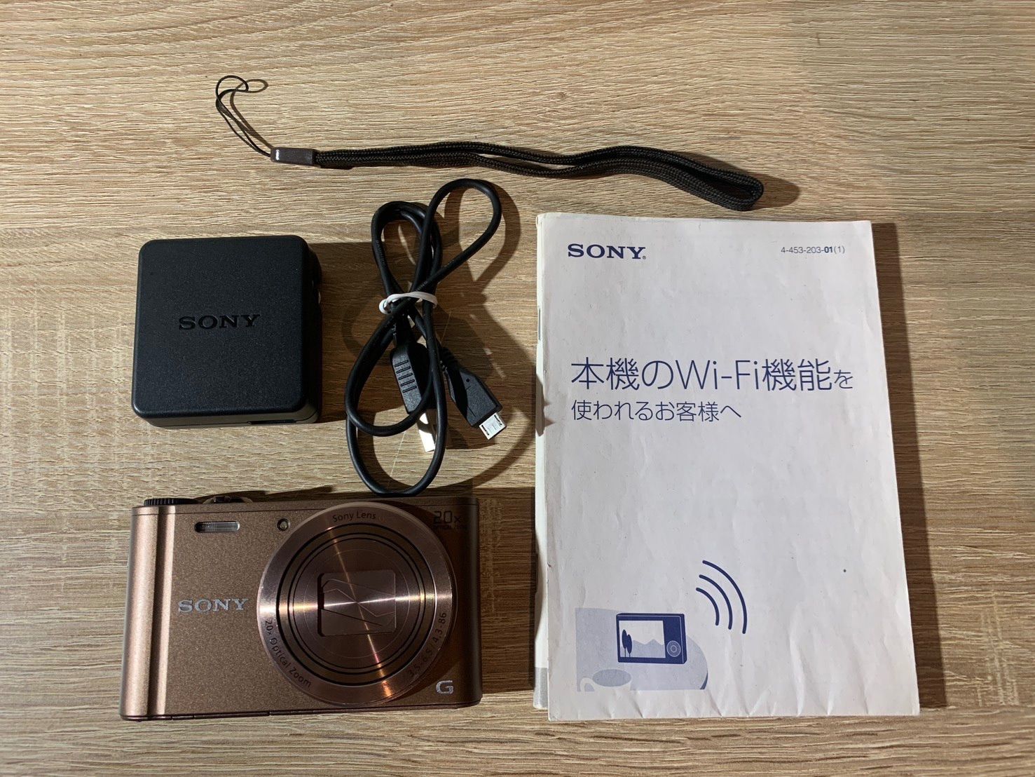 5719 Sony ソニー Cyber-shot DSC-WX300 ブラウン デジカメ 動作 済み