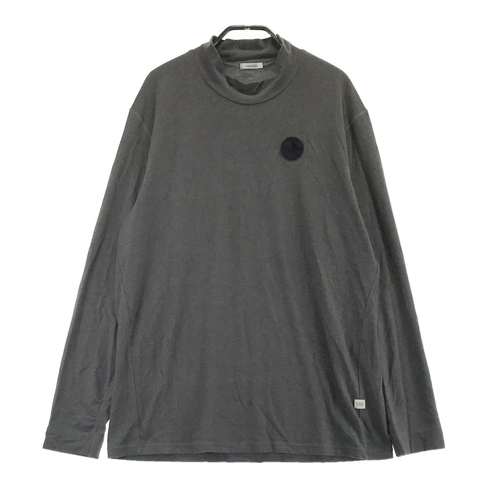 サイズ：52 MOCO モコ モックネック長袖Tシャツ グレー系