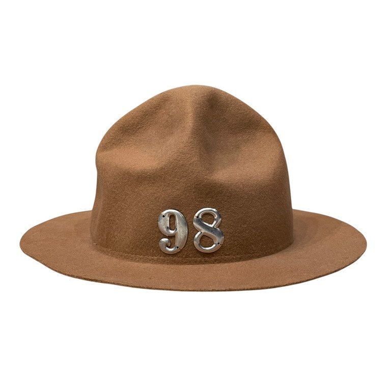 ink Malcolm Mountain Hat ウールフェルトナンバリングマウンテンハット 98 帽子 再構築 リメイク インク 岡田 真幸