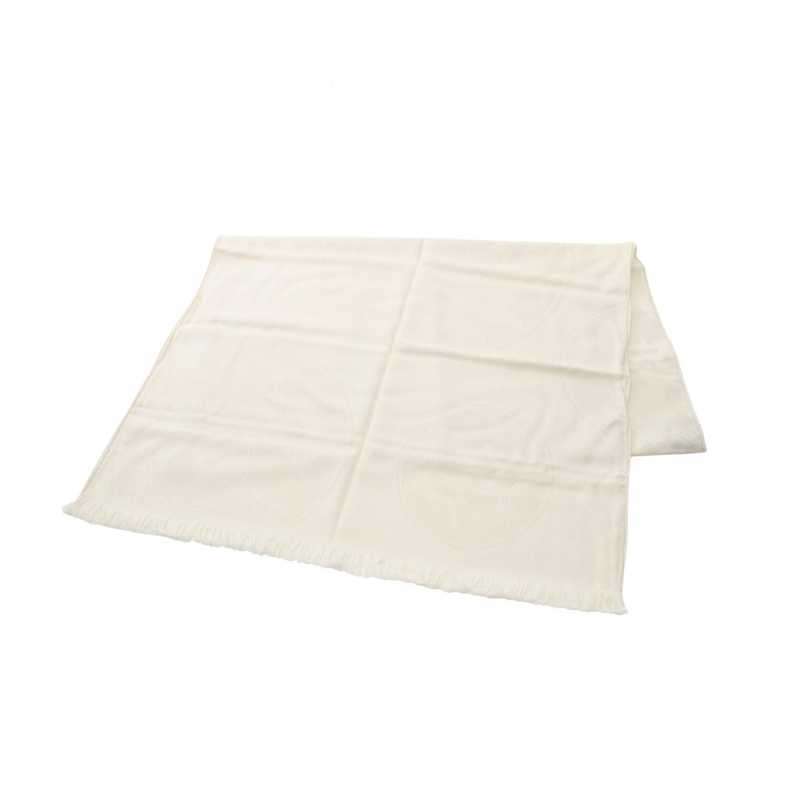 新品未使用 エルメス ストール〔ニュー リブリス〕ホワイト エルメス HERMES ストール ニューリブリス シルク ストール レディース