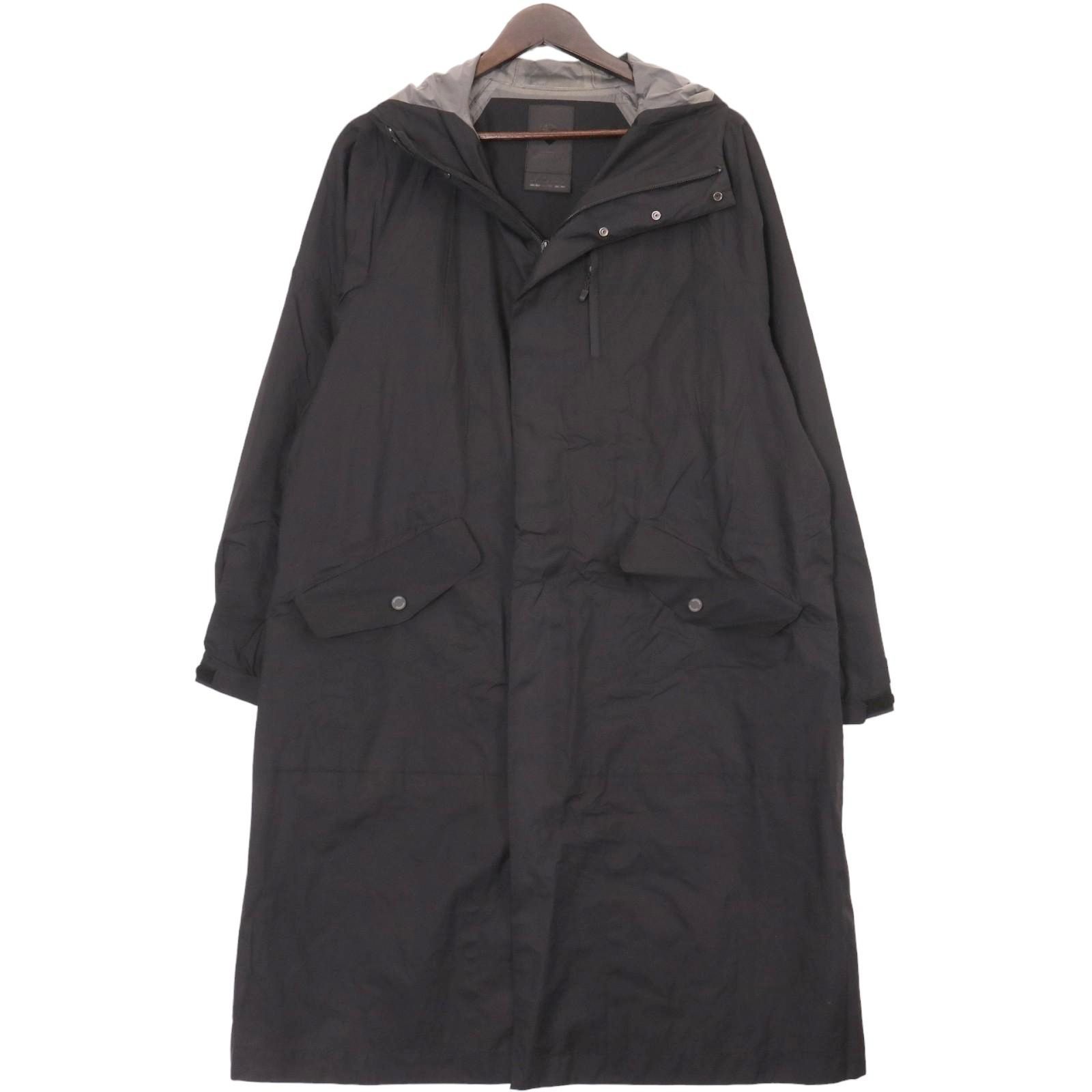 DESCENTE デサント ナイロンフーデッドロングコート DOUOJC04 メンズ