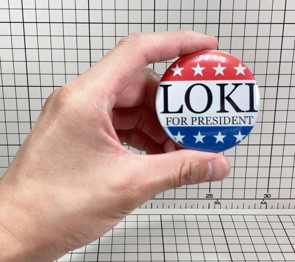 缶バッジ ロキ （マイティ・ソー、アベンジャーズ:トム