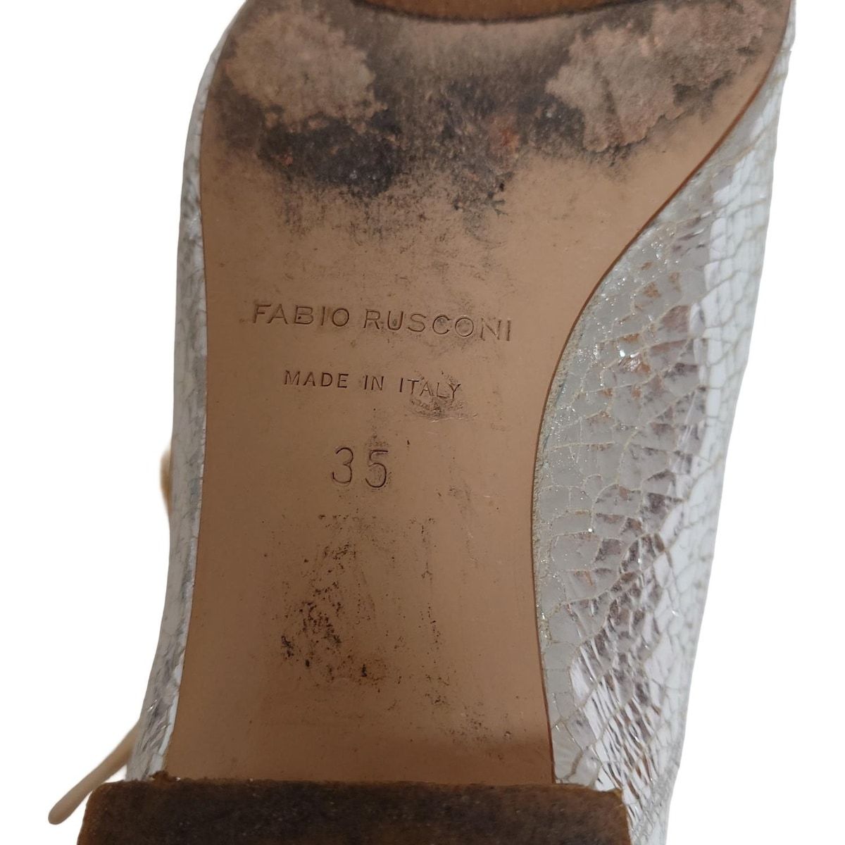 シルバー ひび割れ加工