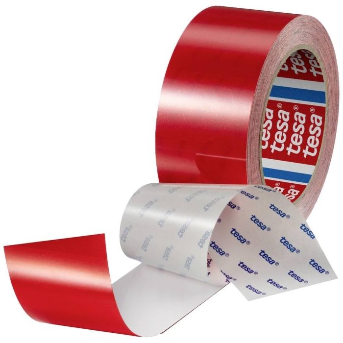 2営業日で発送 テサテープ Tesa Tape tesa 高耐久ラインテープ テサ60960 赤 50mm×20m 609605020RD 4294