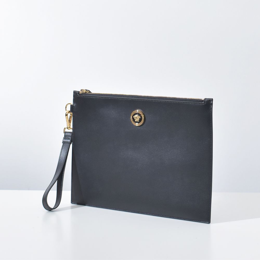 ★人気★VERSACE(ヴェルサーチ)メドゥーサ クラッチバッグ 楽天市場】ヴェルサーチ クラッチバッグ 本革 メデューサ