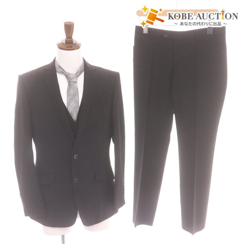SUIT SELECT スーツセレクト フォーマルスーツ ベスト ネクタイ 4点セット まとめ売り BLT9100 ジャケット パンツ メンズ Y5 ブラック