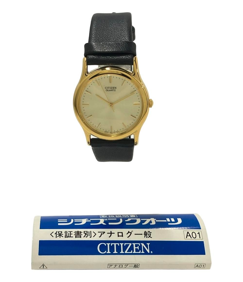 CITIZEN　ジャイアンツ　６0３１-３４３４８４　ゴールド クォーツ 腕時計 CITIZEN ジャイアンツ 6031-343484 ゴールド クォーツ