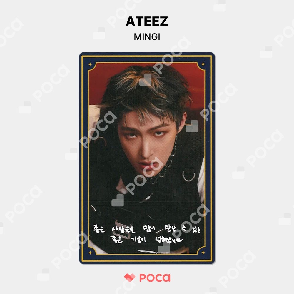 ATEEZ ミンギ トレカ THE WORLD EP.FIN : WILL POP-UP EXBITION