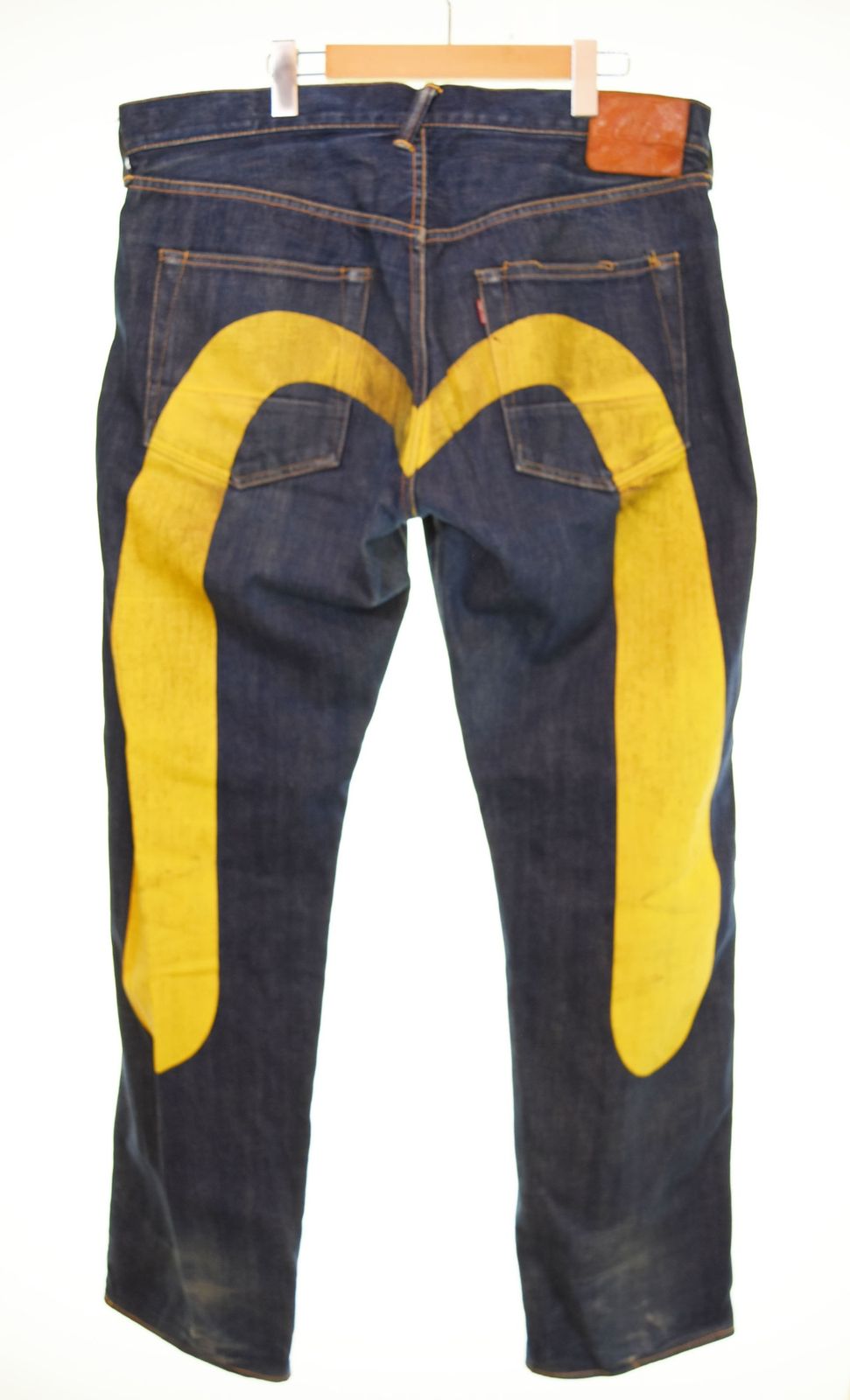 EVISU エヴィス 黄色カモメ デニムジーンズ エヴィス EVISU Lot2000 No2 イエロービッグカモメ デニムパンツ