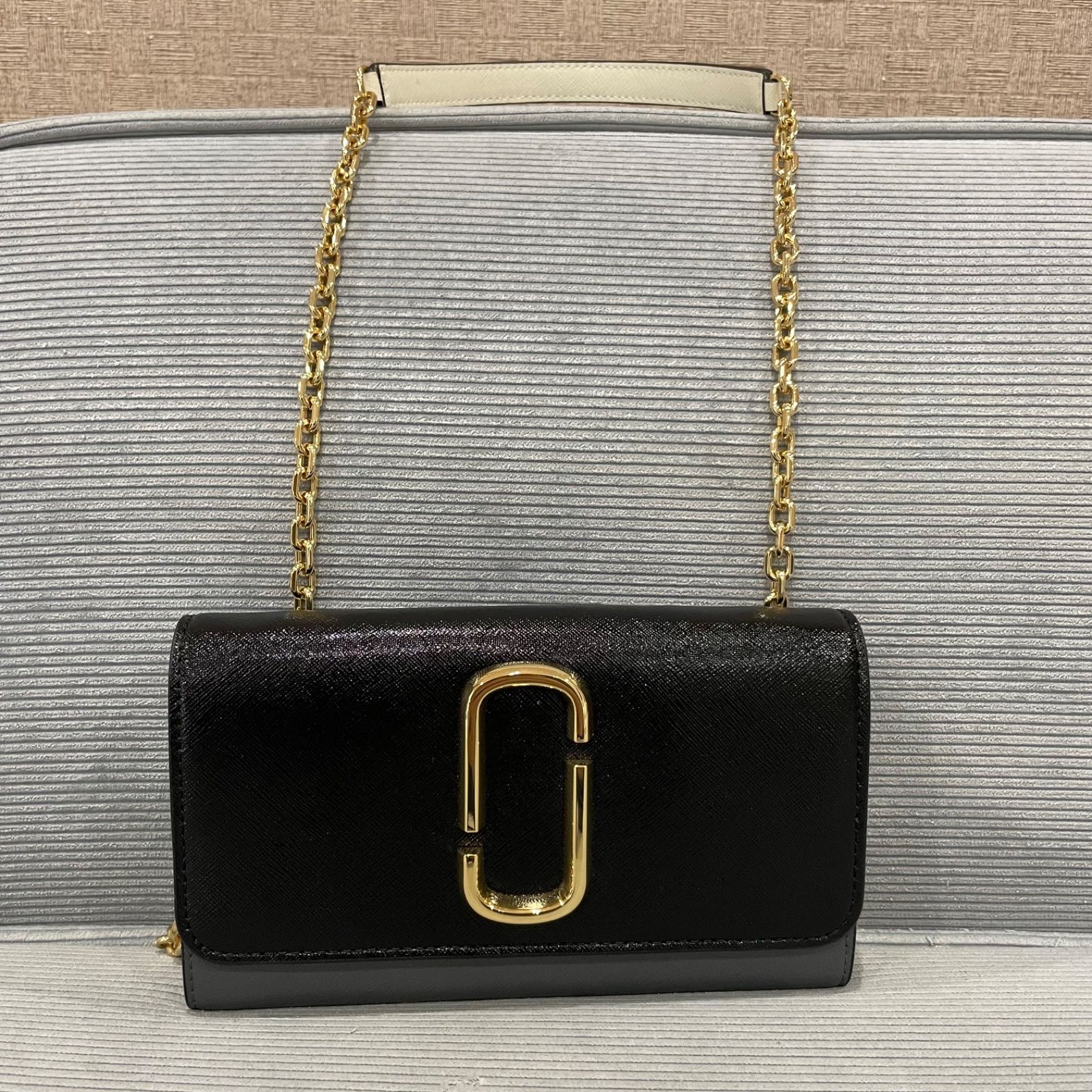 新品 MARC JACOBS スナップショット ショルダー チェーン バッグ 