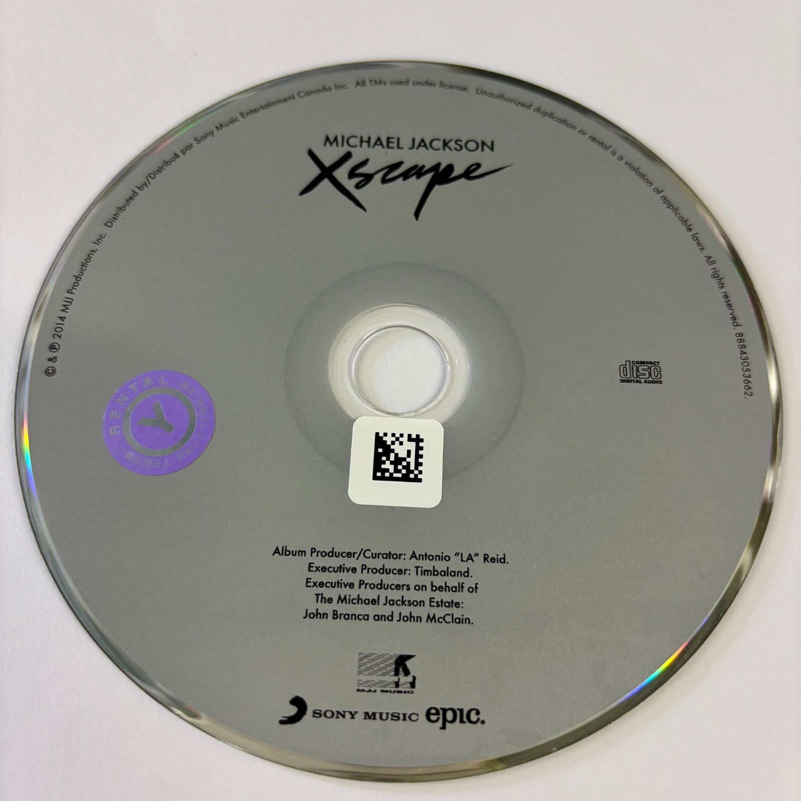 XSCAPE／マイケル・ジャクソン／輸入盤 - メルカリ