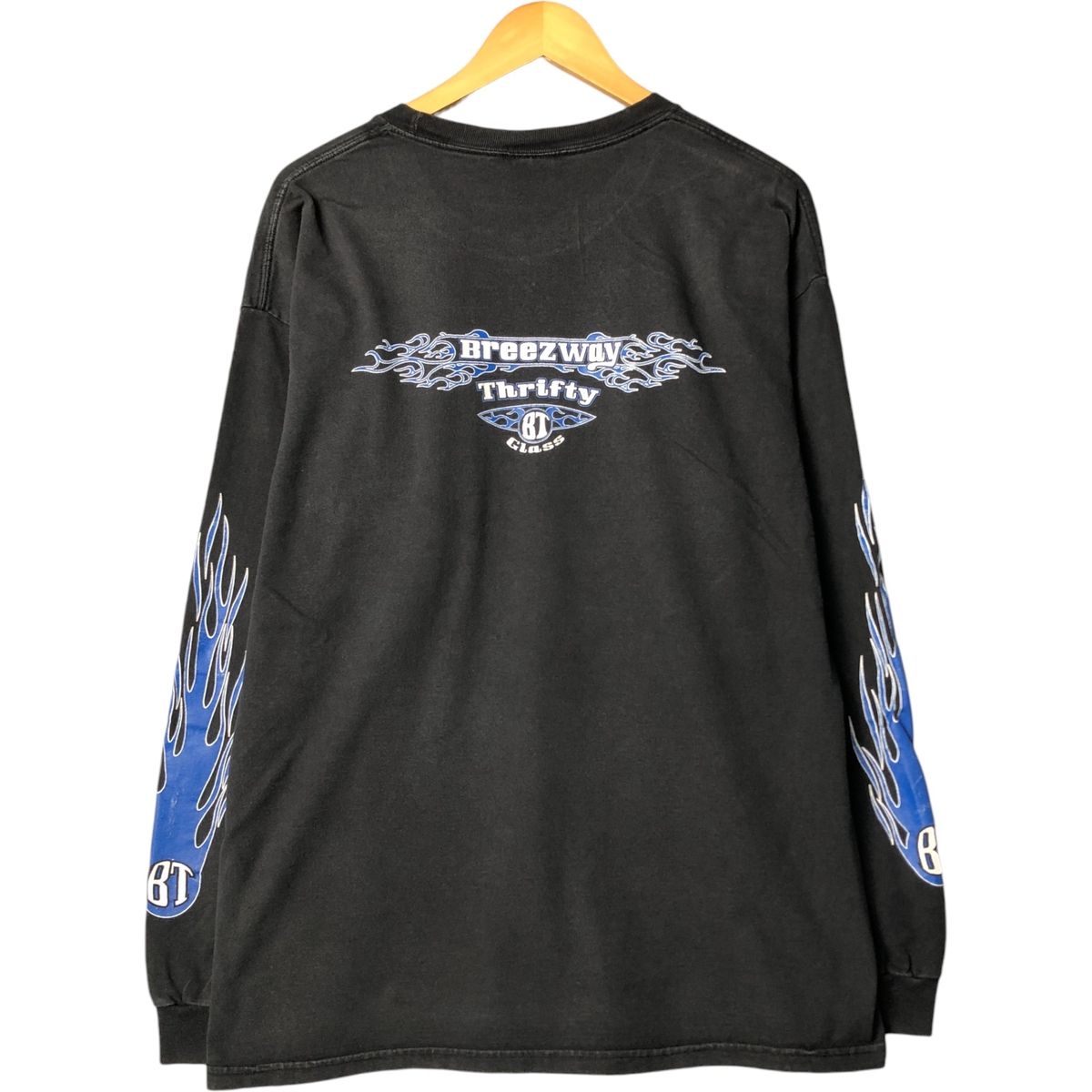 古着 90年代 ヘインズ Hanes ファイヤーパターン ロングTシャツ ロンT メンズXL相当 ヴィンテージ|eaa576134