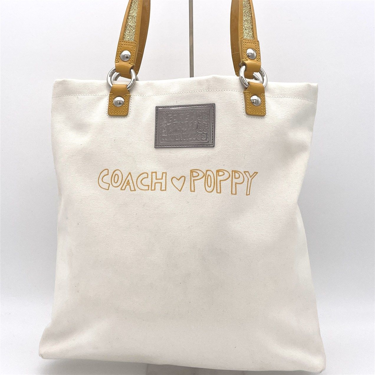 □激レア□ COACH 14716 POPPY トートバッグ ホワイト 1382A - メルカリ