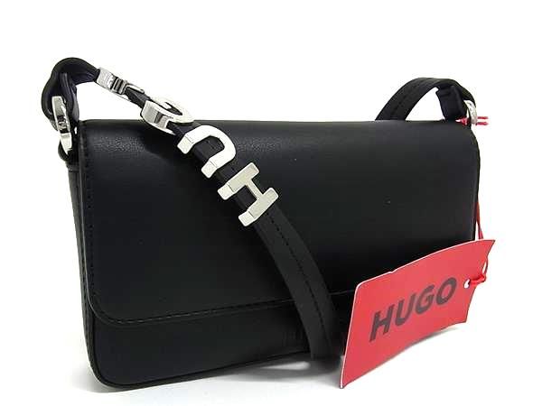 ポコ出品③ □新品□未使用□ HUGO BOSS ヒューゴボス レザー クロスボディ