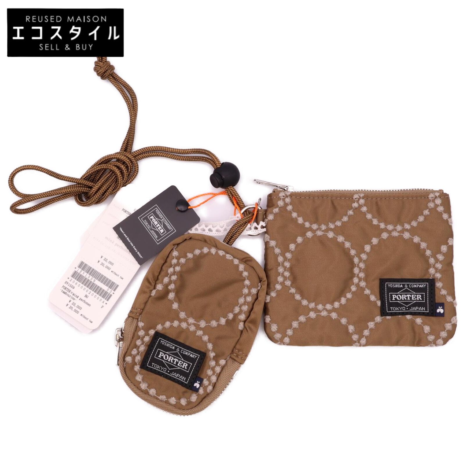 mina perhonen×PORTER KEYCASE&COINPURSE PORTER ポーター mina