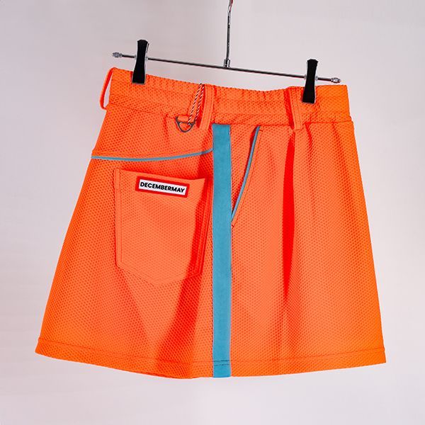 ディセンバーメイ ゴルフ ミニスカート レディース メッシュ