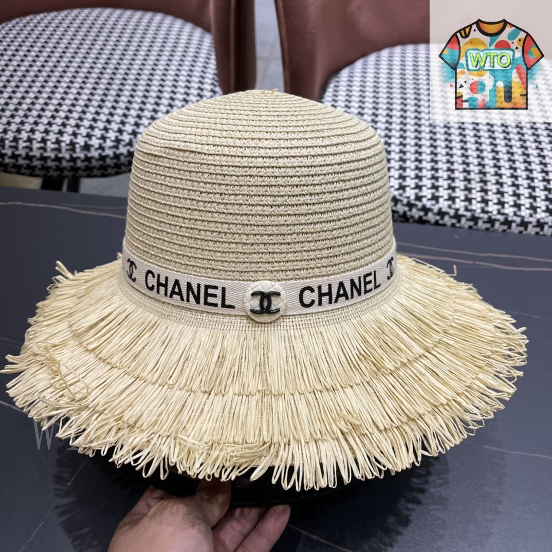 【夏の主役に♡】CHANEL 麦わら×シルクハット 夏の主役に♡】CHANEL 麦わら×シルクハット 帽子（レディース）