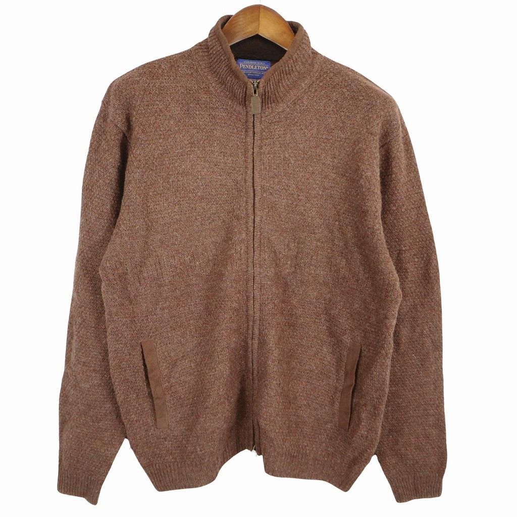 90年代 PENDLETON ペンドルトン ドライバーズニット セーター ジップ 