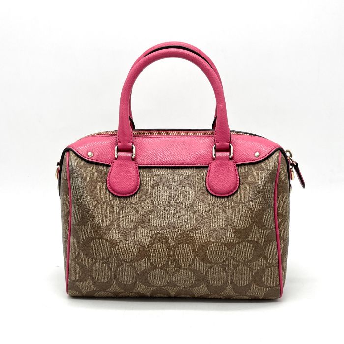 バッグ 【】COACH コーチ ロゴ シグネチャー 2way レザー ハンド 