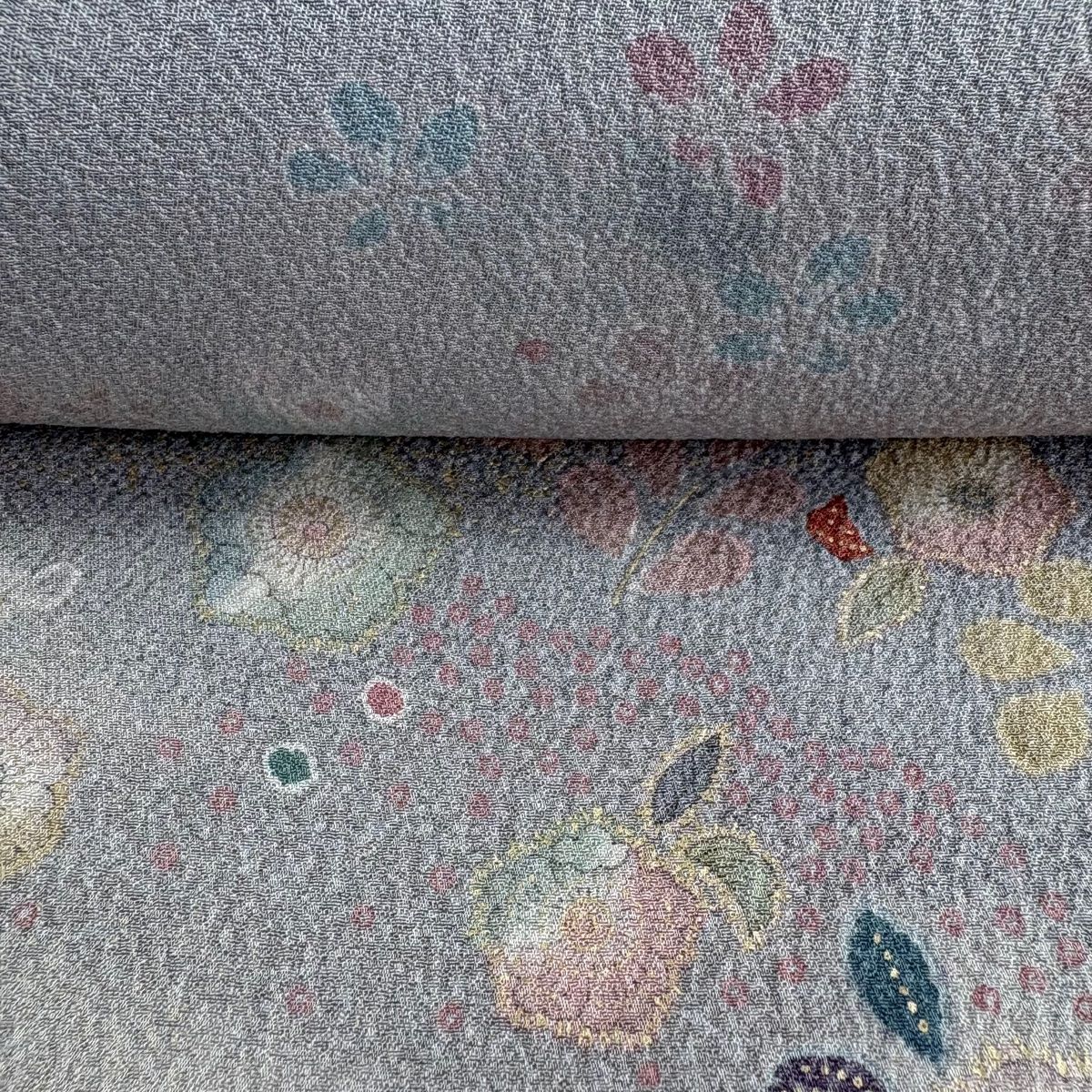 ピンクベージュ 正絹