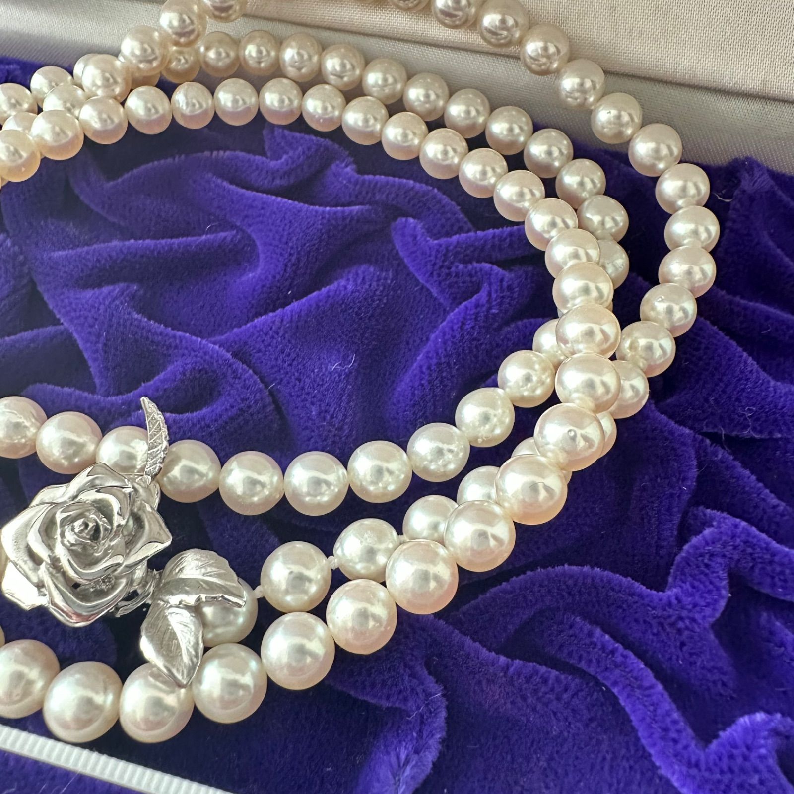 あこや本真珠　7mm ロングネックレス　71cm あこや本真珠 7mm ロングネックレス 71cm